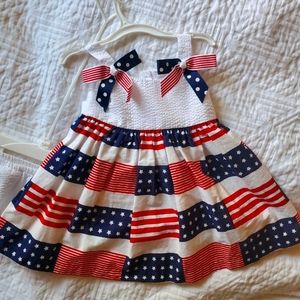12 month Red, White, and Blue Dress